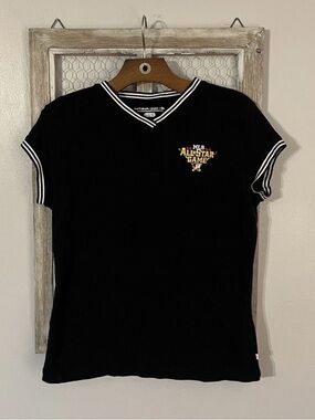MLB All-Star Game Black V-Neck Tee